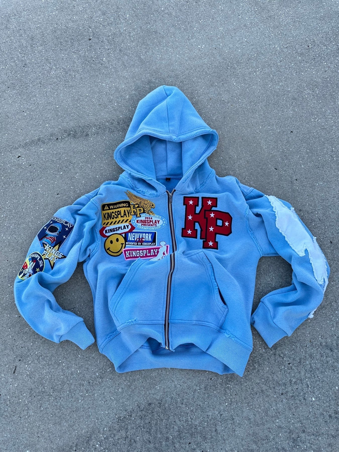 Viva™ | Kingsplay Patchwork Hoodie
