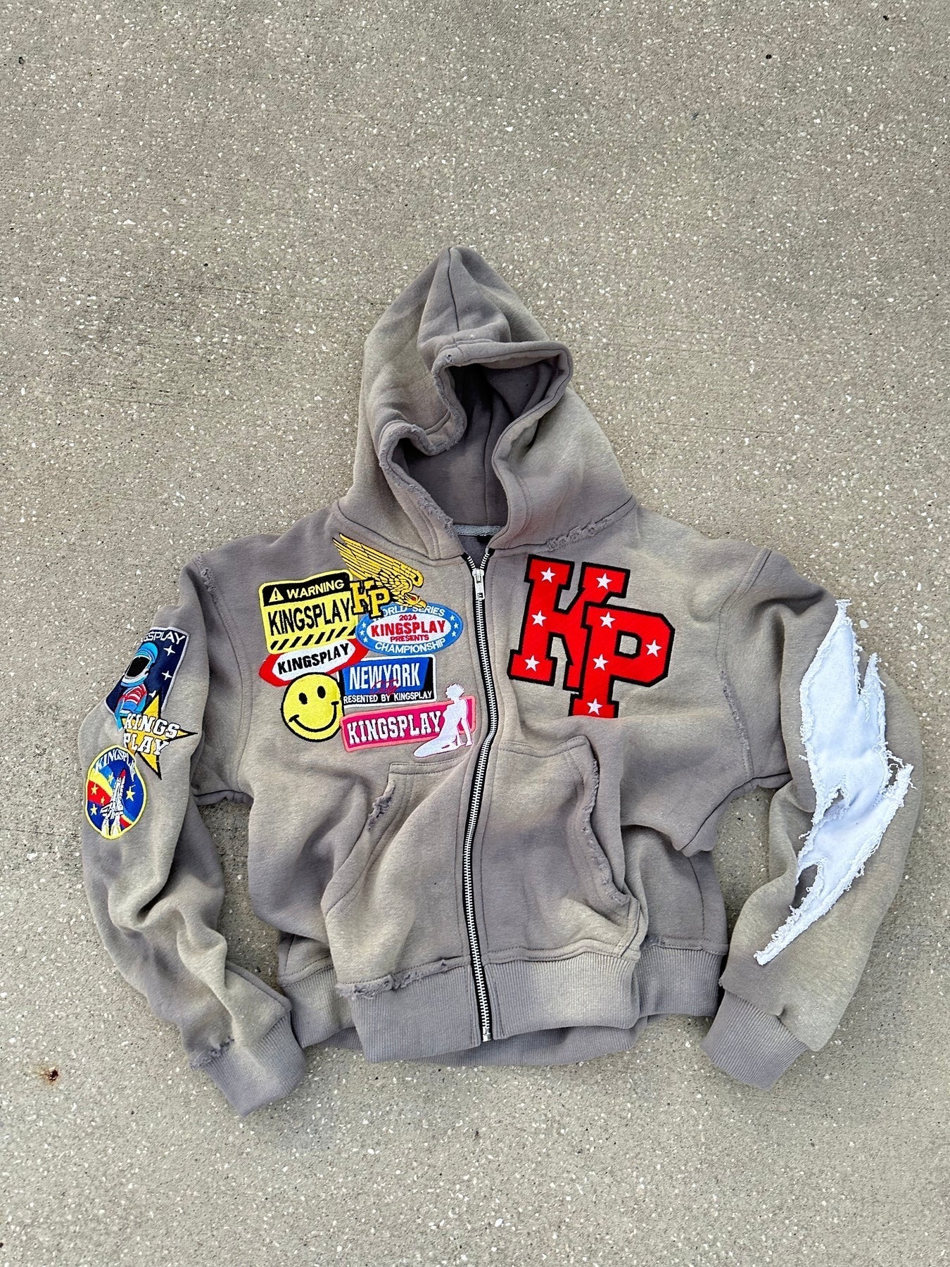Viva™ | Kingsplay Patchwork Hoodie