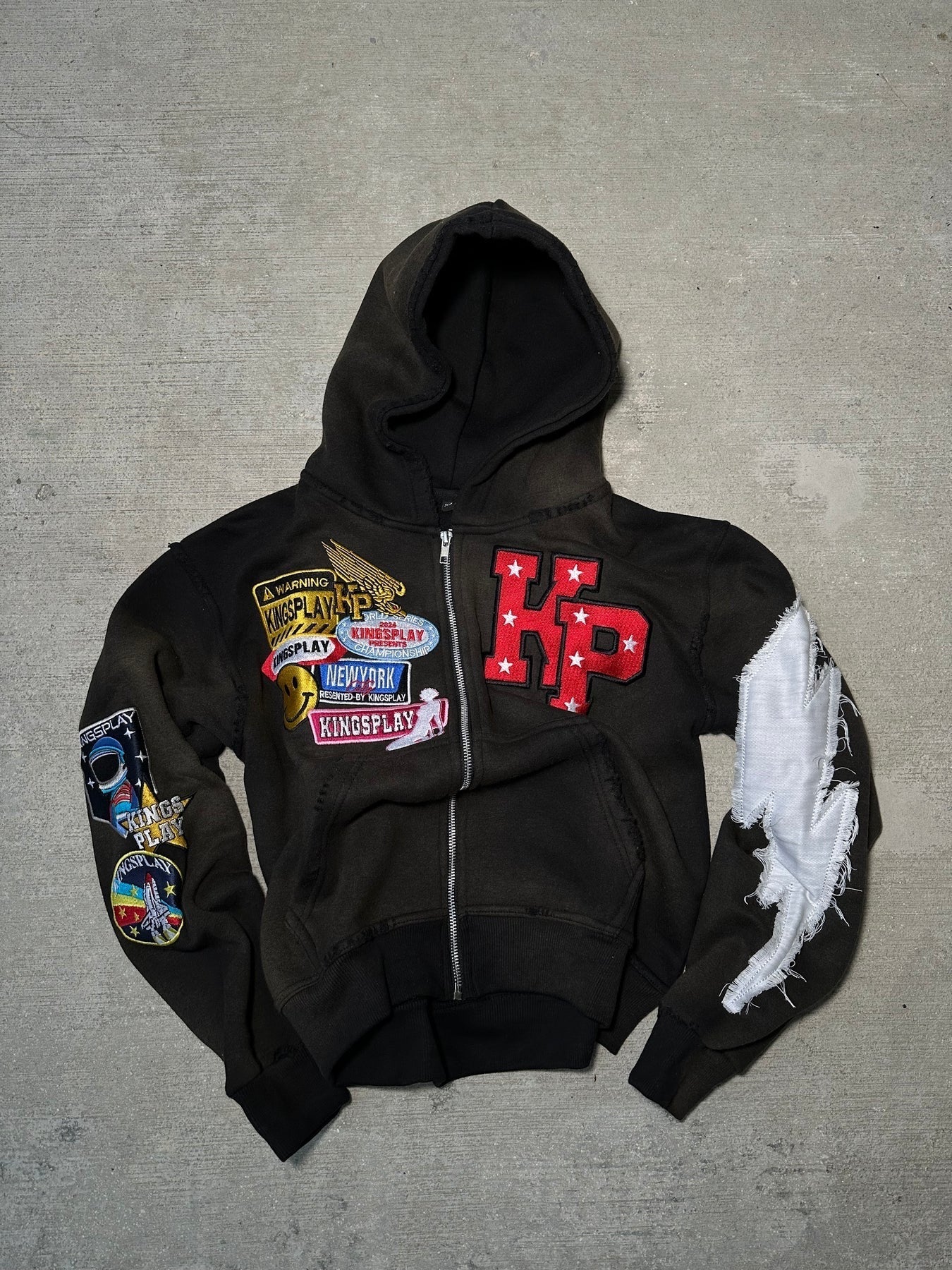 Viva™ | Kingsplay Patchwork Hoodie